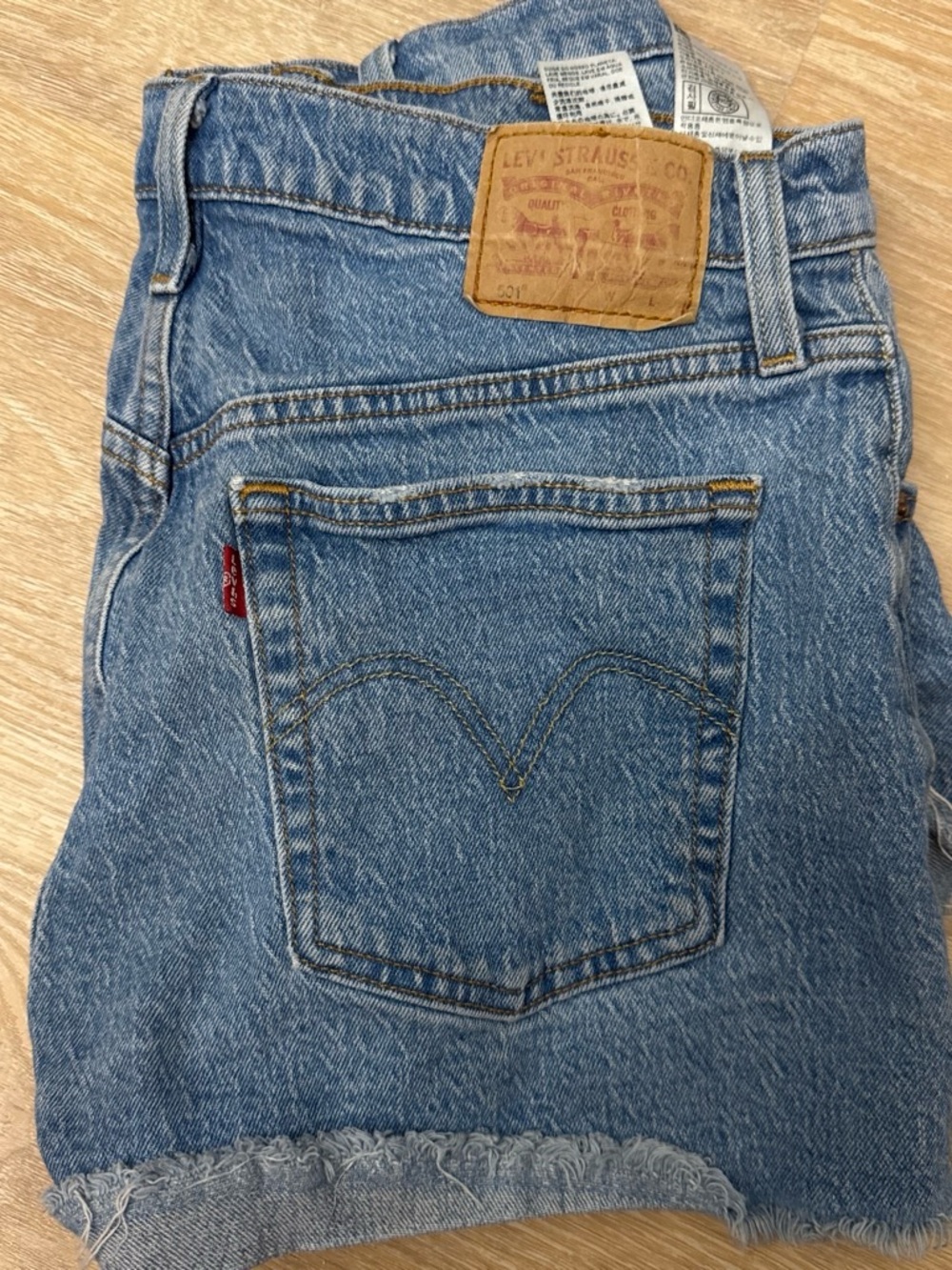 Vintage 501 Levi's Blue Women's Denim Jean Shorts